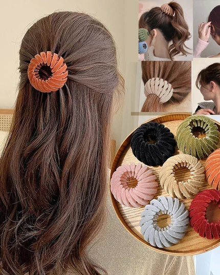 Bird Nest Shaped Ponytail Hair Clip – Magic Lazy Braider Hairpin for Women