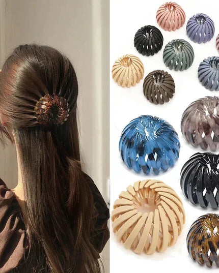 Bird Nest Shaped Ponytail Hair Clip – Magic Lazy Braider Hairpin for Women