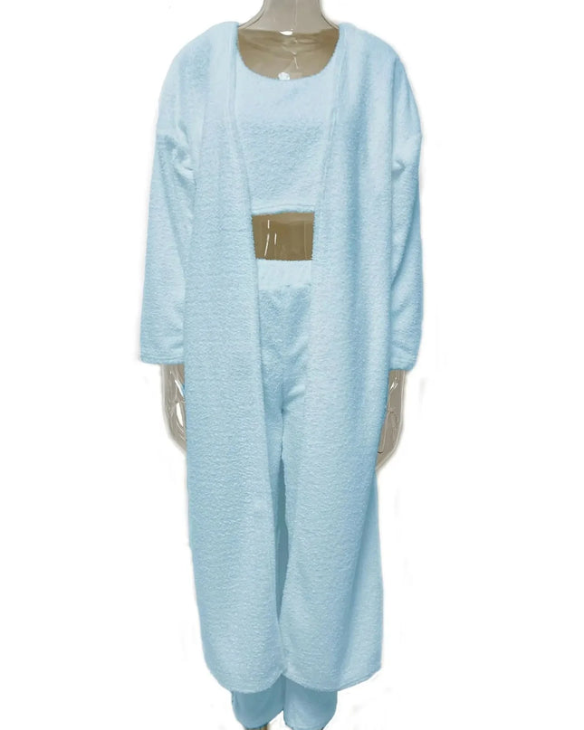 3-Piece Fuzzy Fleece Loungewear Set